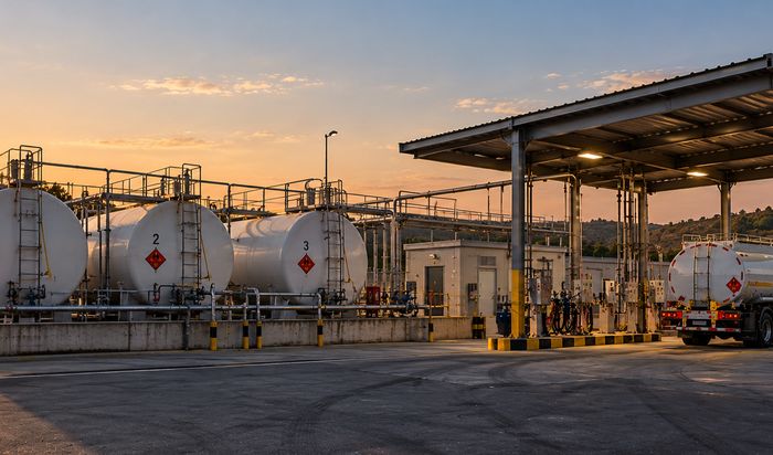 Cargadero de gasóleo de SEC en Alcaracejos